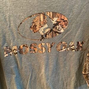 Mossy Oak Women's Break Up Infinity Raglan T Shirt Size Large 3/4 Sleeve
